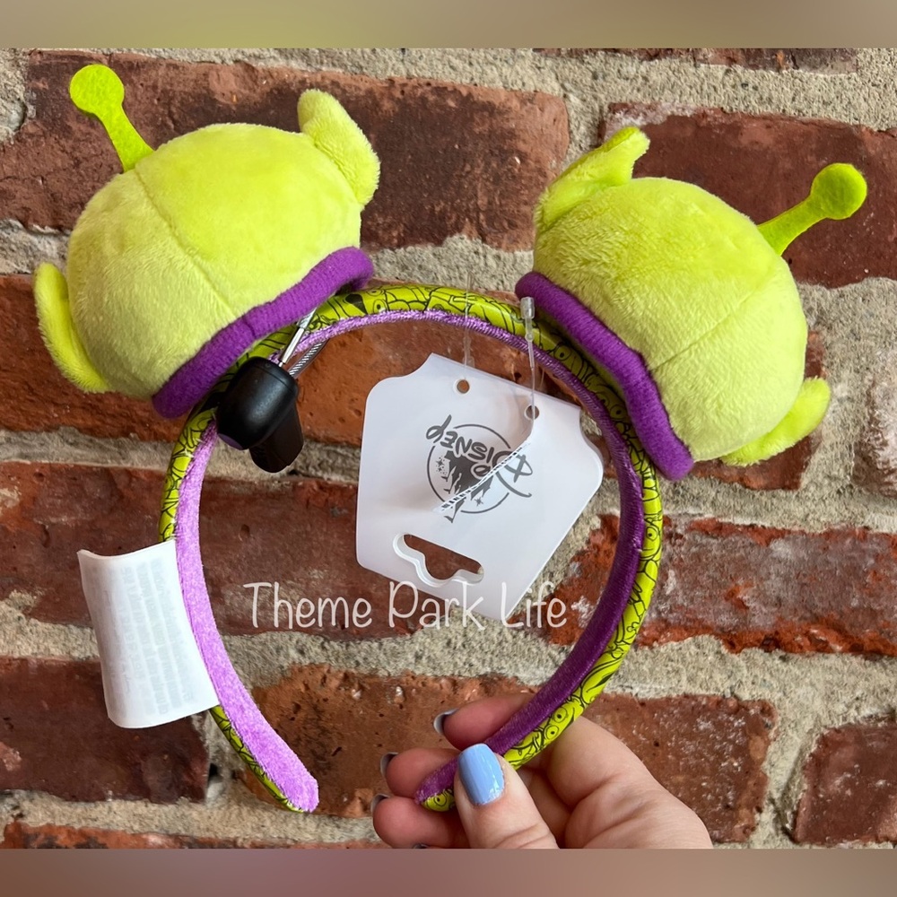 2025 Disney Parks Pixar Toy Story LGM Little Green Men Alien Plush Headband NEW - Picture 2 of 2